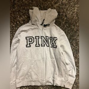 Victoria's Secret PINK Fleece Every Day Zip Up Hoodie Size XL
